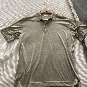 Gran Sasso Italian silk polo shirt
